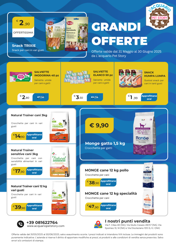 Offerte giugno 2025 L'acquario Pet Story